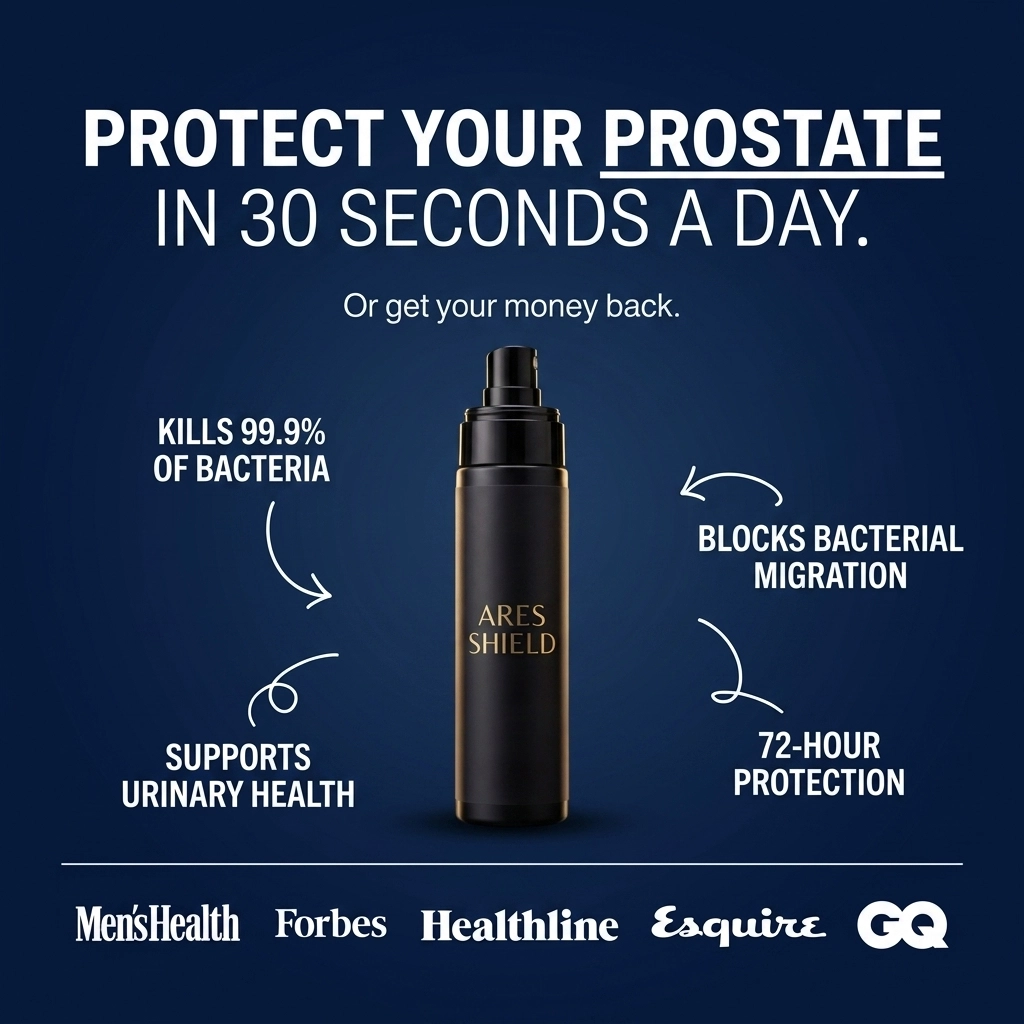 Ares Shield: The Antibacterial Defense Smart Men Are Adopting Before It's Too Late