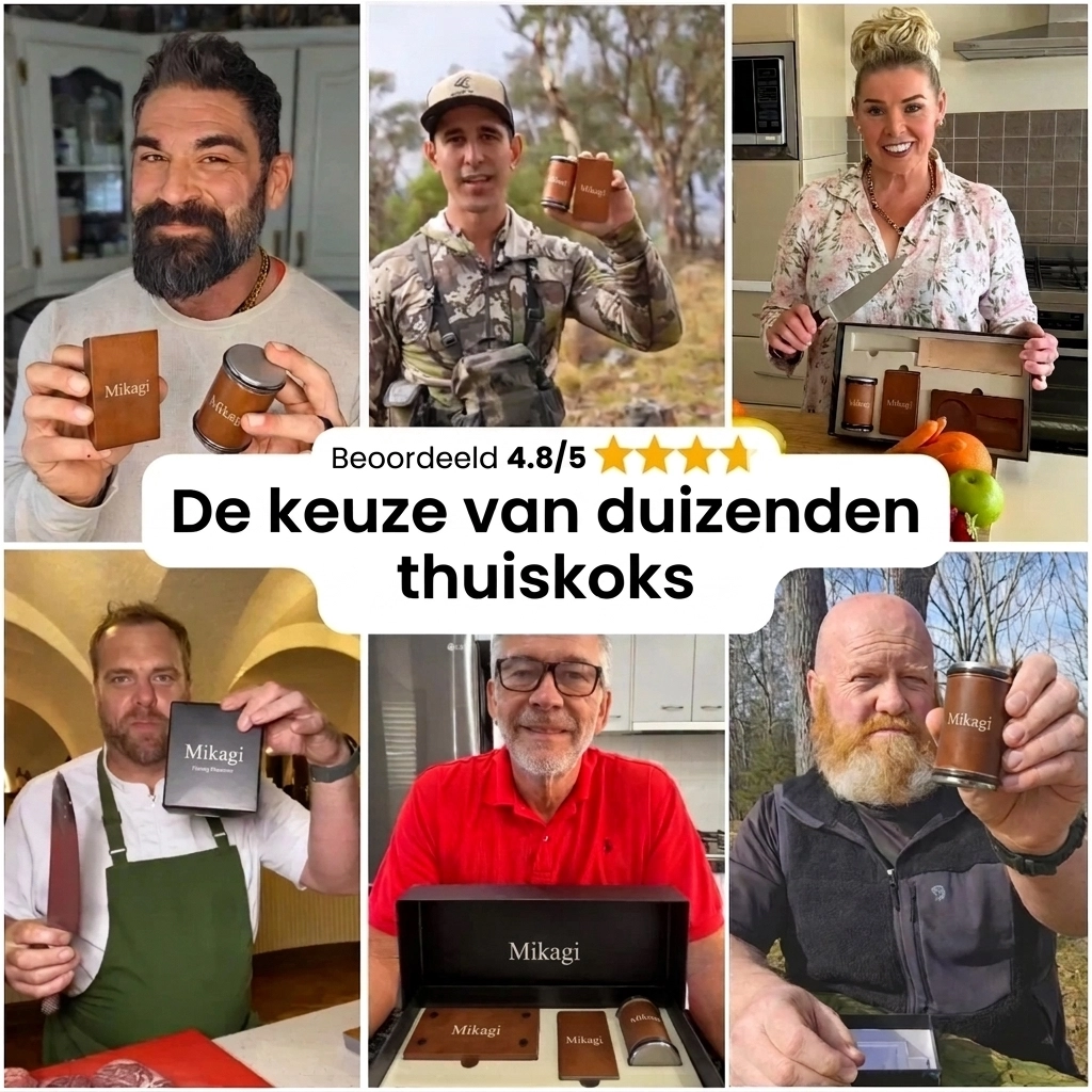 In drie stappen scherp