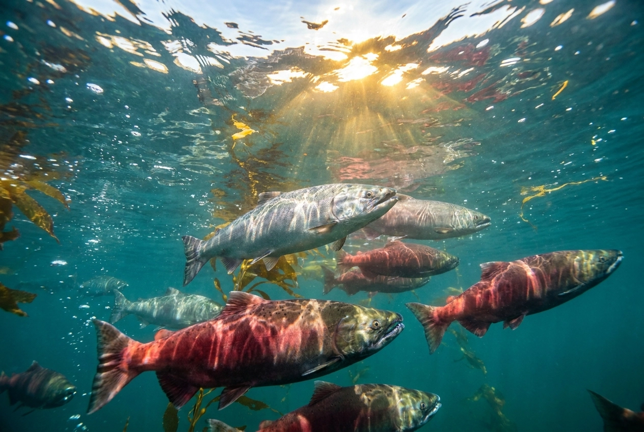 It's The Same Molecule That Makes Wild Salmon Pink — And It's Building A Shield Inside Your Skin Right Now