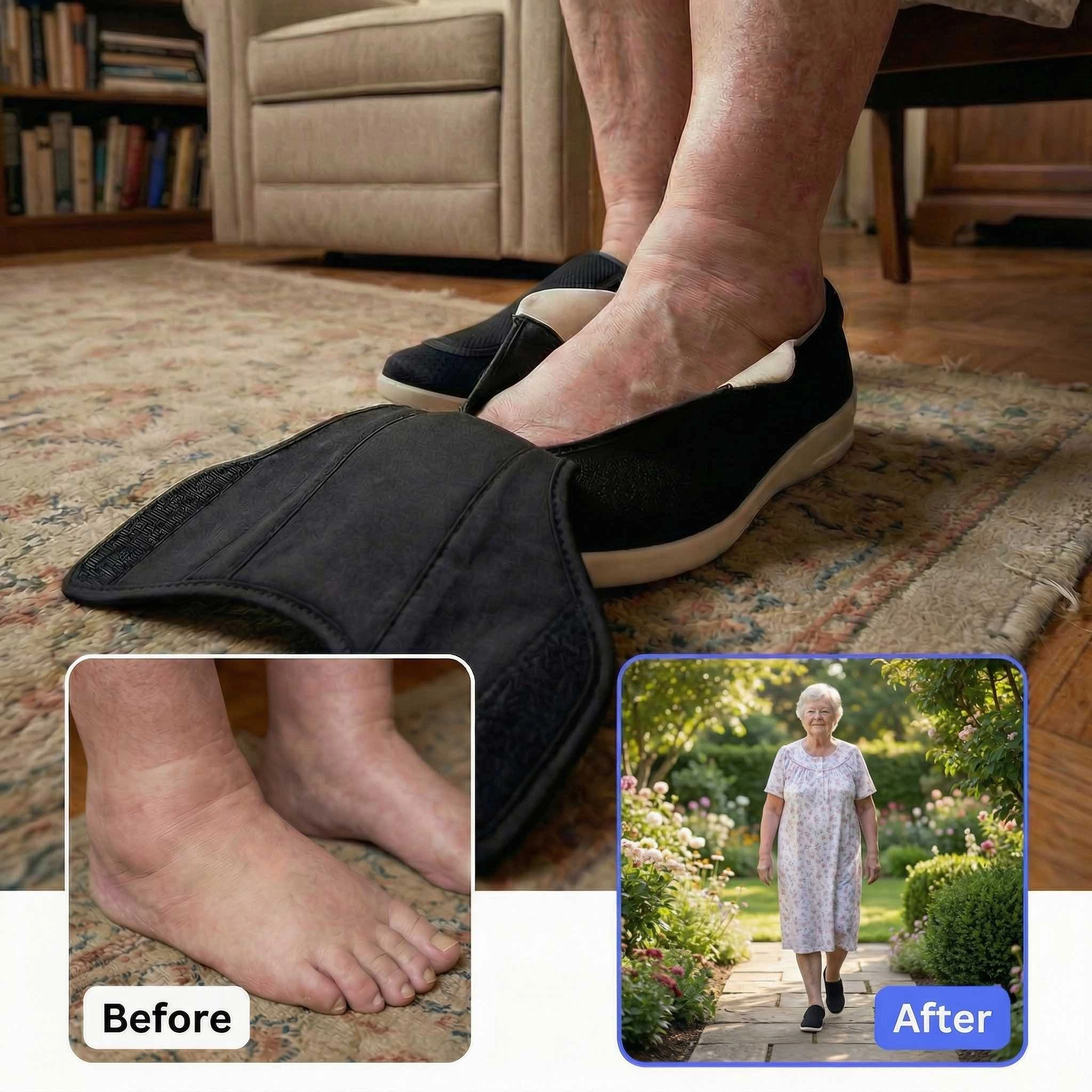 9 reasons why seniors with swollen feet are ditching expensive orthotics for these adjustable shoes