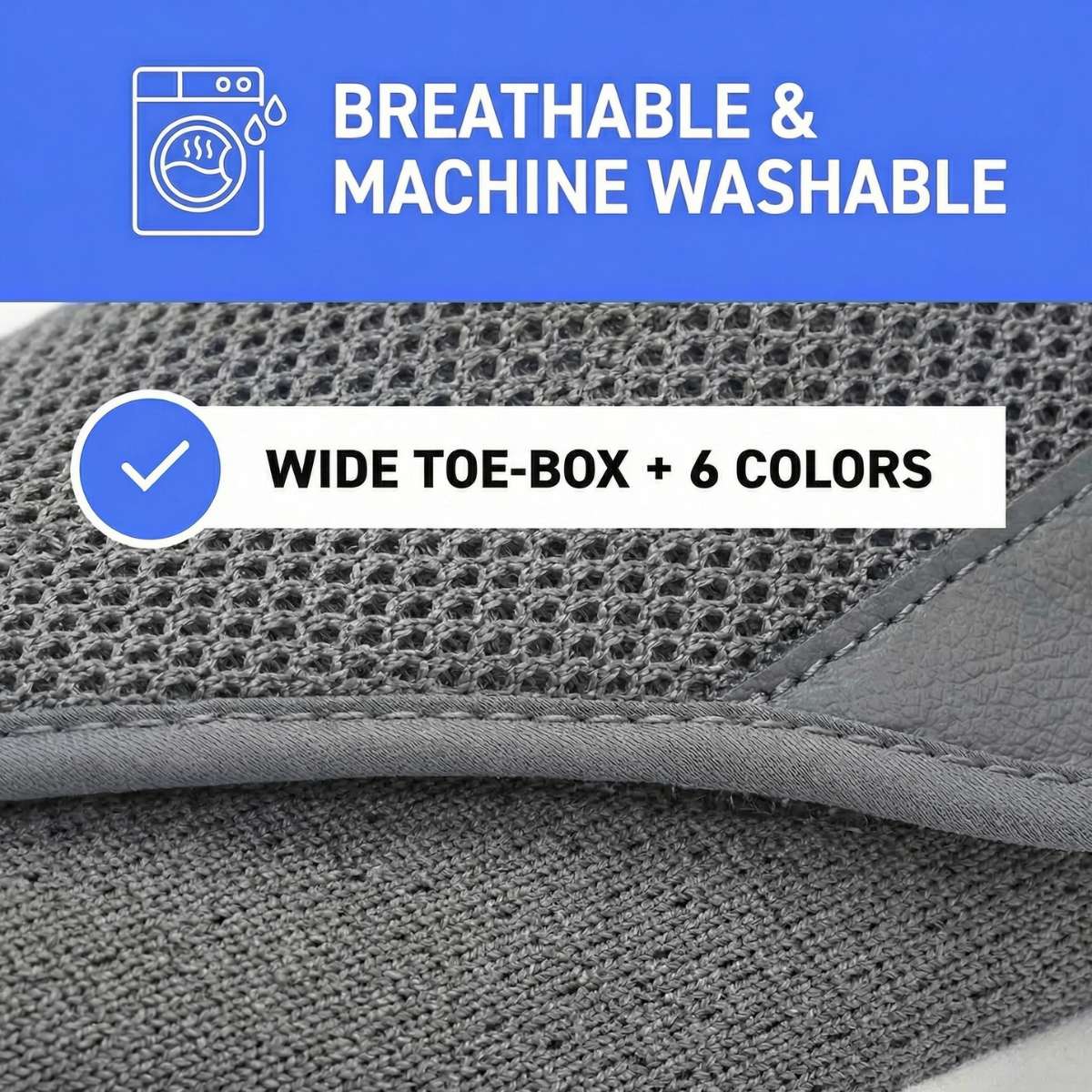 5. Soft, breathable material won't irritate neuropathic or sensitive skin