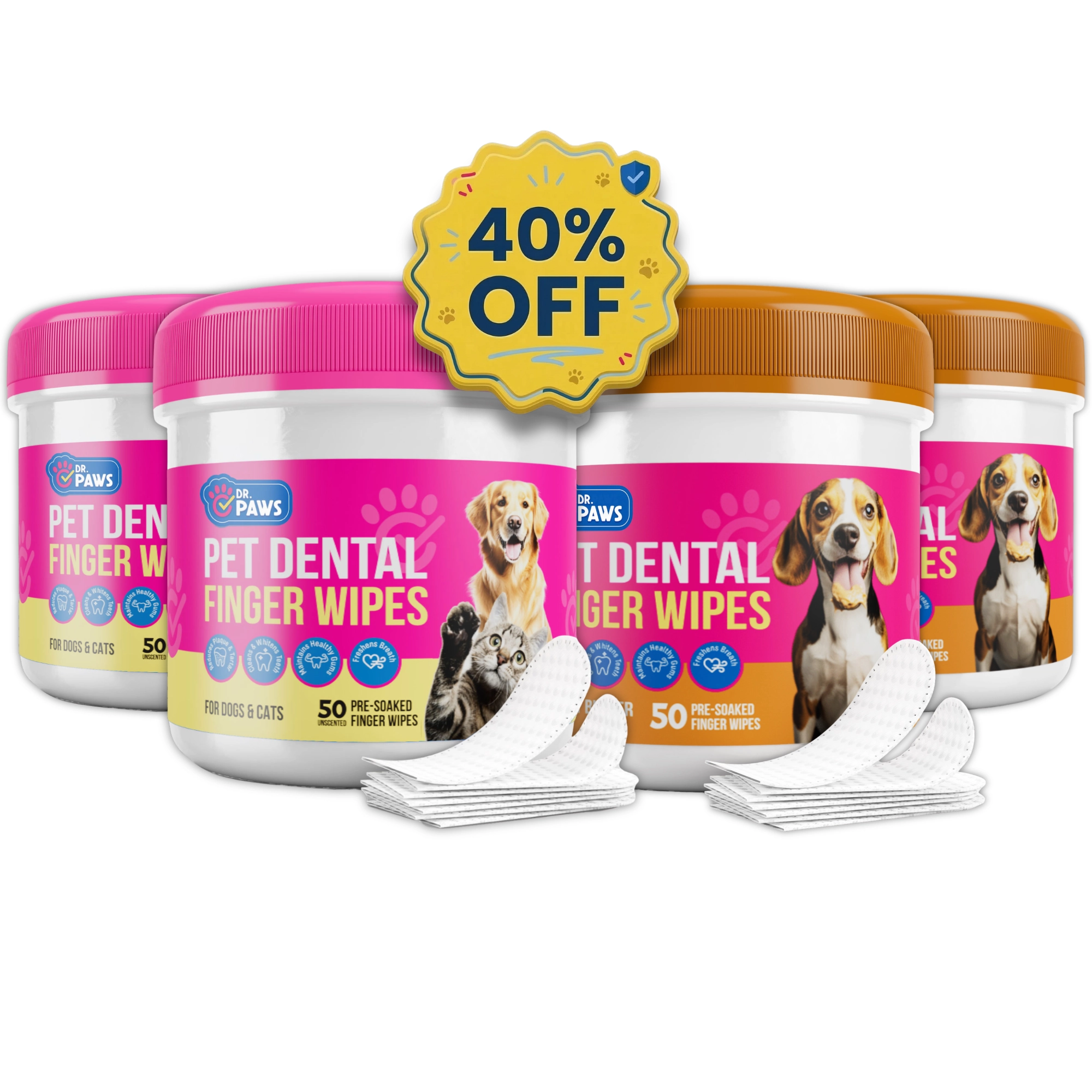 4 Pack - Unscented & Peanut Butter