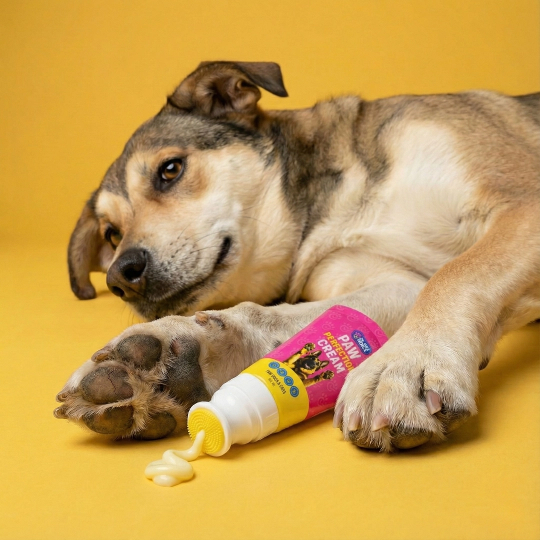 Finish with Paw Cream<br>