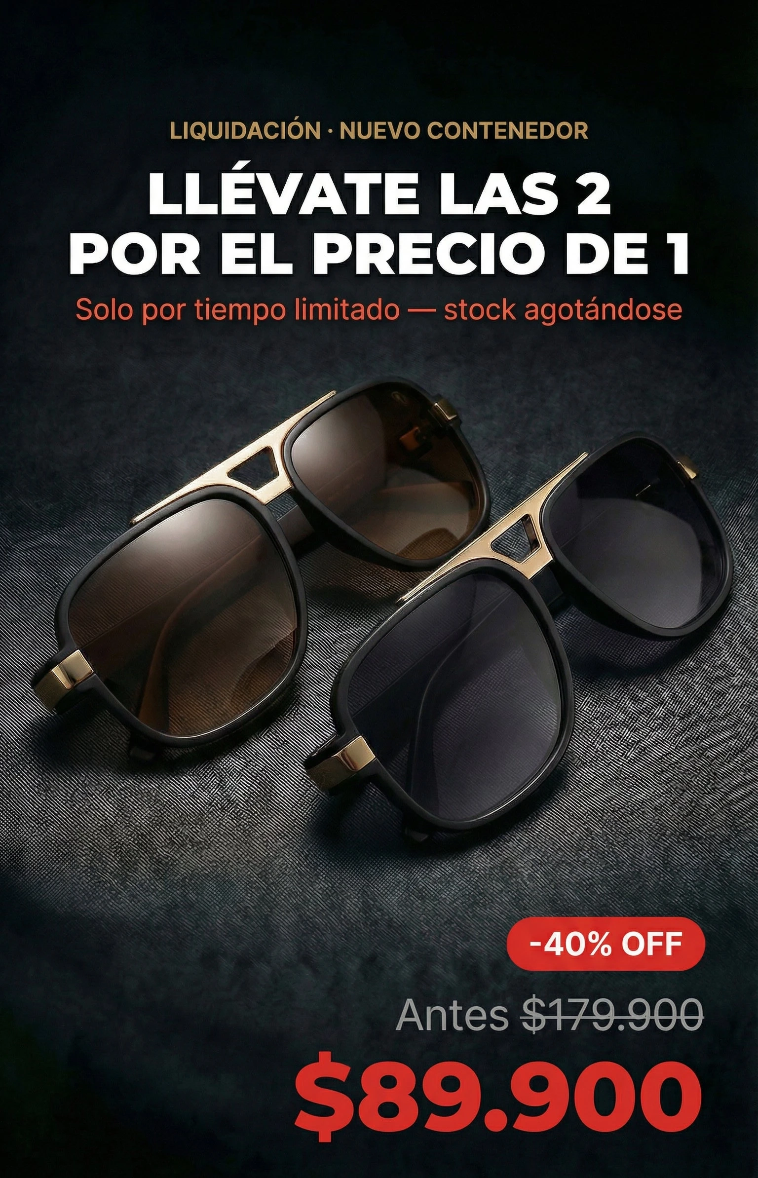 Visión nítida.Pocas unidades disponibles.