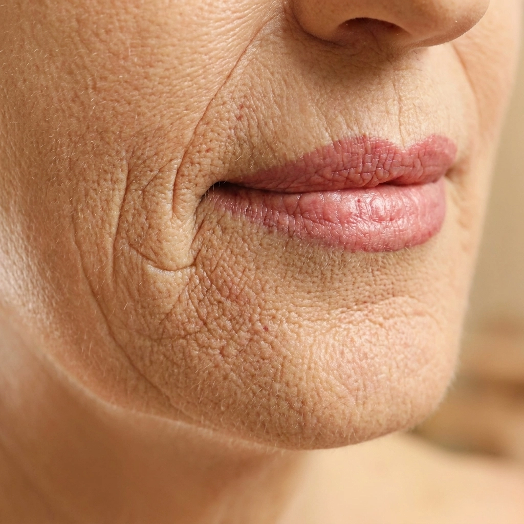 2. It Doesn't Settle Into Fine Lines and Wrinkles