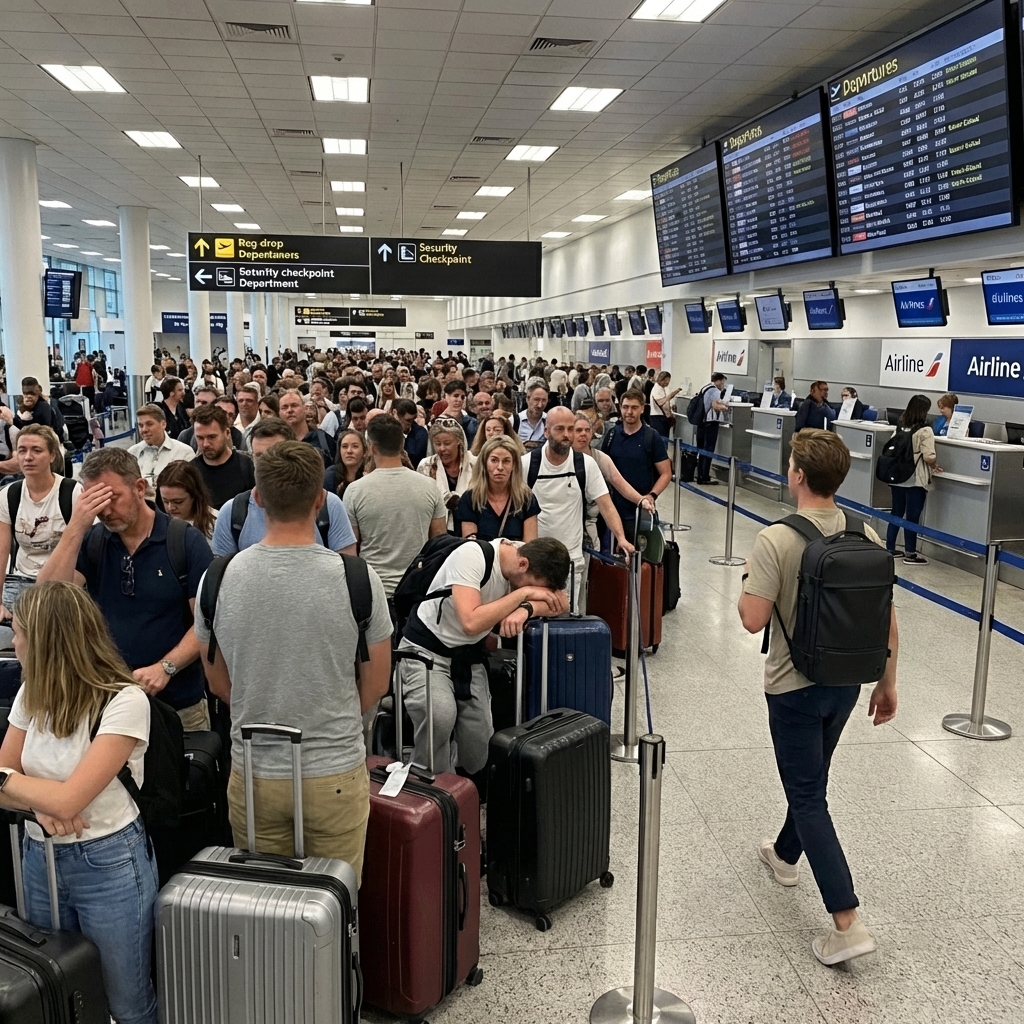 Avoid long bag-drop lines.