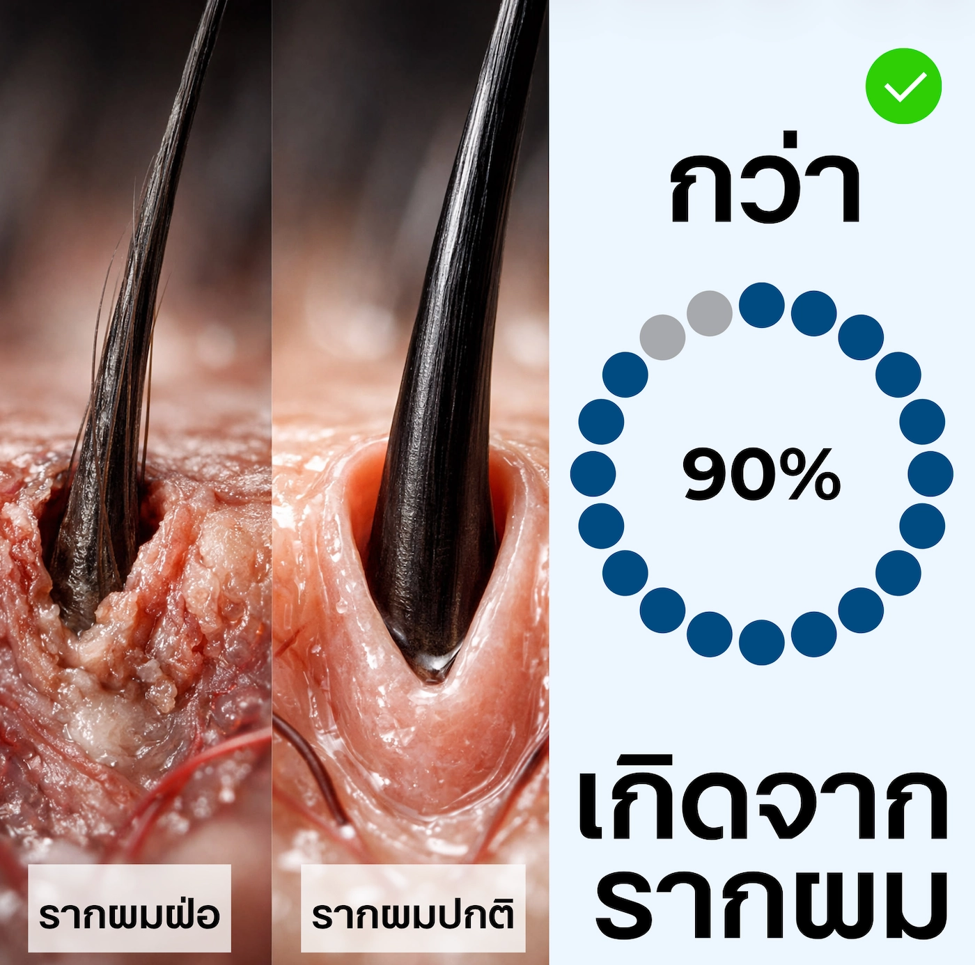 ผมร่วงผิดปกติ อาจเกิดจากหลายสาเหตุ ที่ไม่ใช่แค่พันธุกรรม