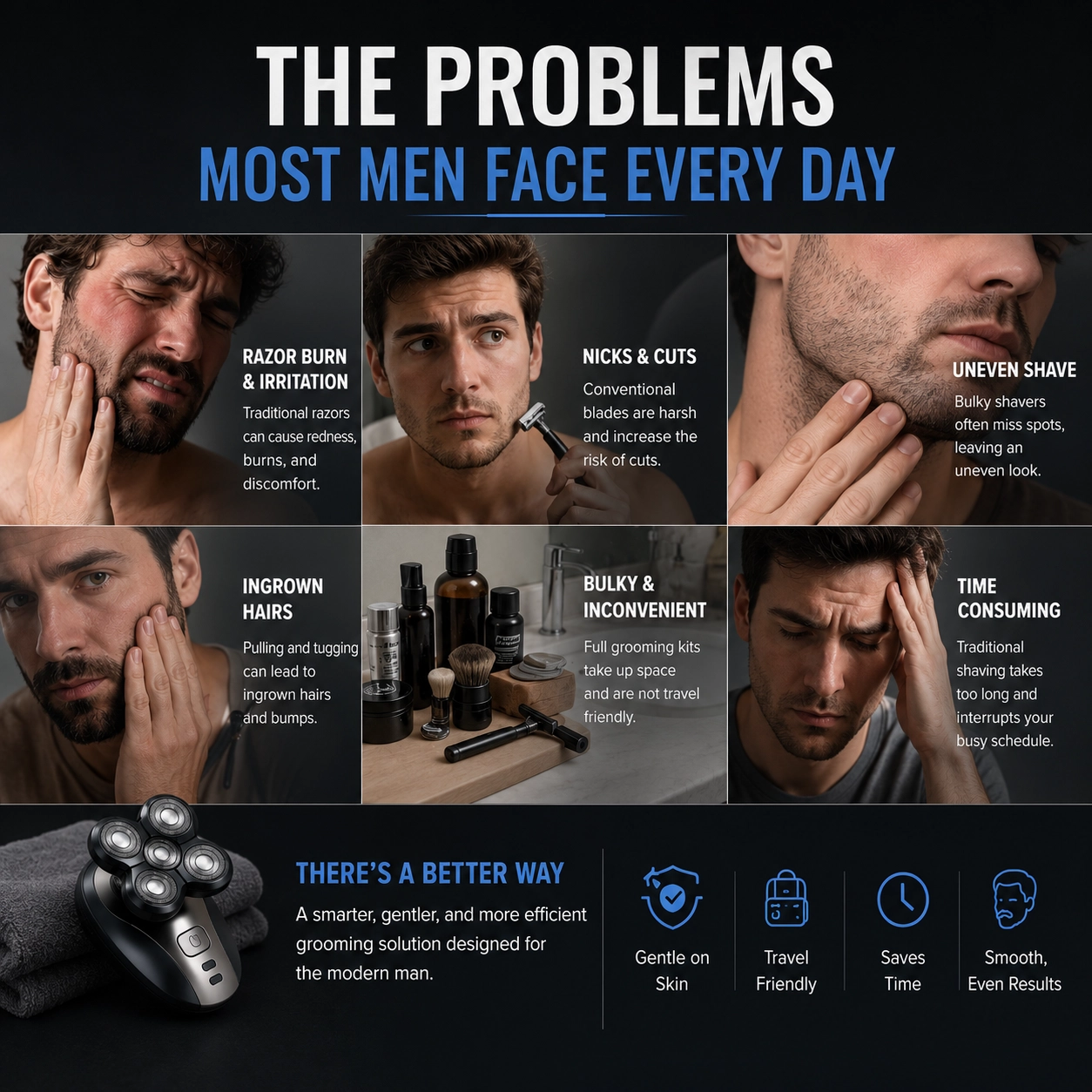Stop Settling for Painful, Time-Consuming Shaves