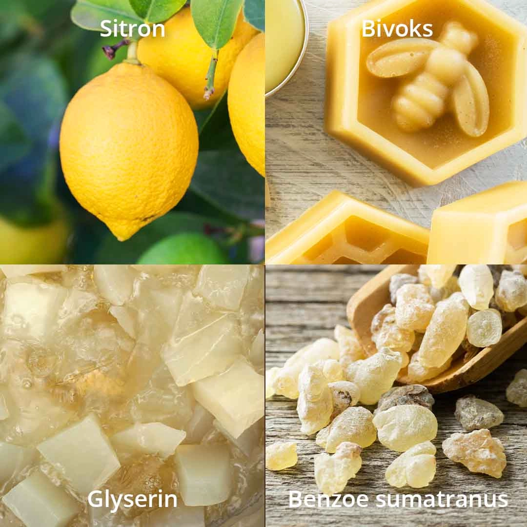 Hælbalsam med virkningsfulle ingredienser