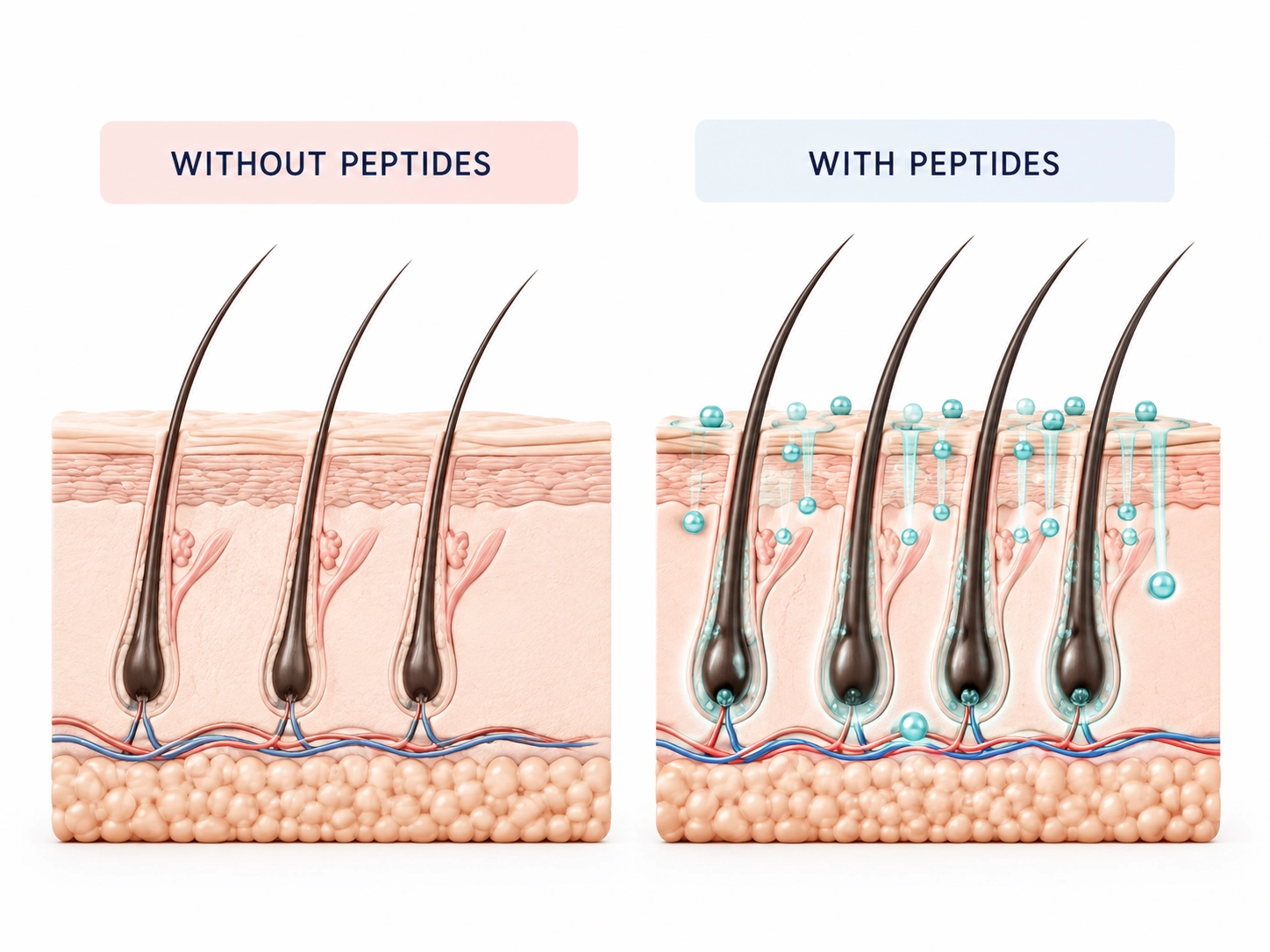 Peptides Help Support Hair That Looks Thicker and Feels Less Fragile