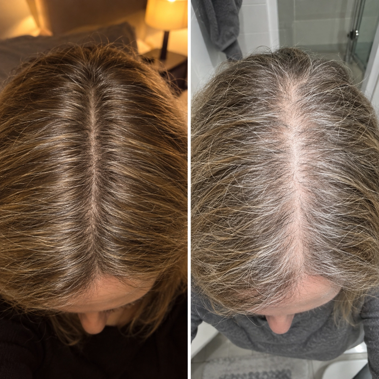Your oestrogen levels change around menopause and your hair may change too