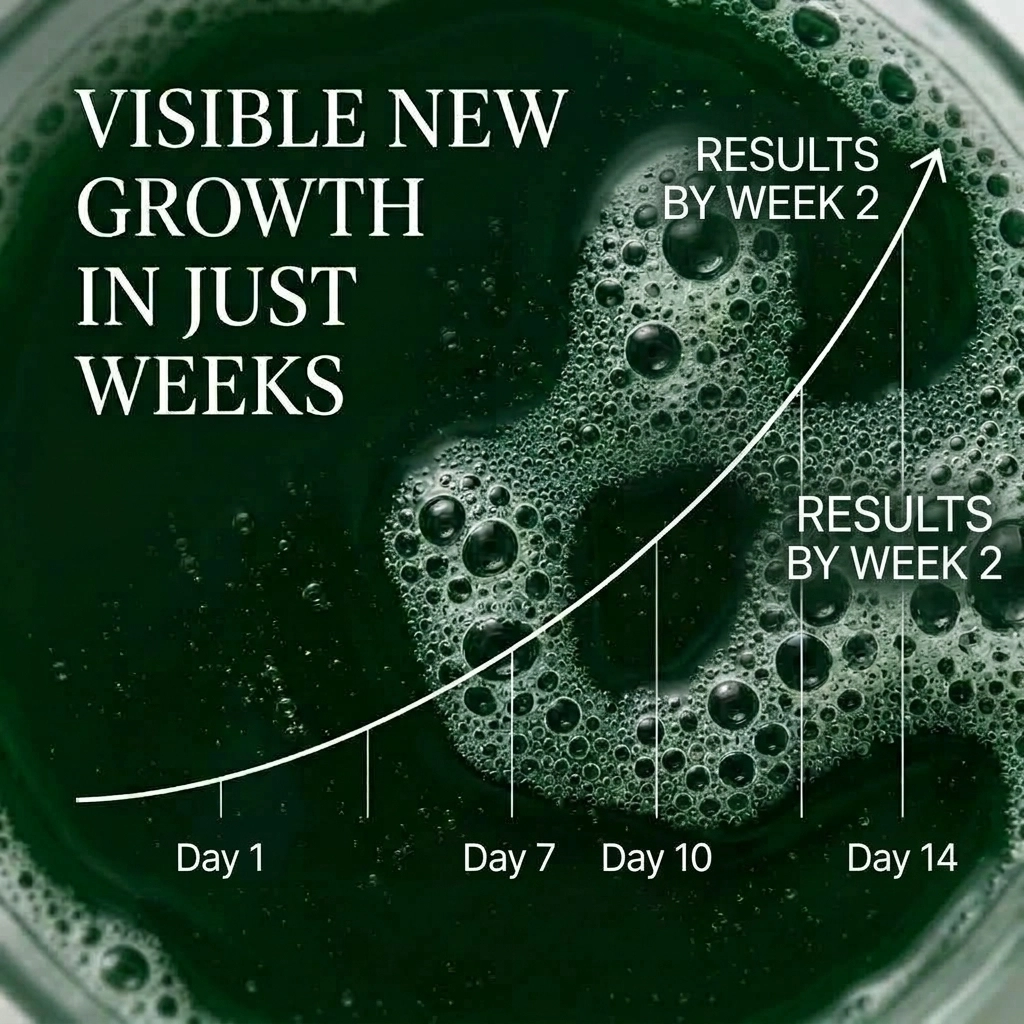 Visible New Growth in Just Weeks