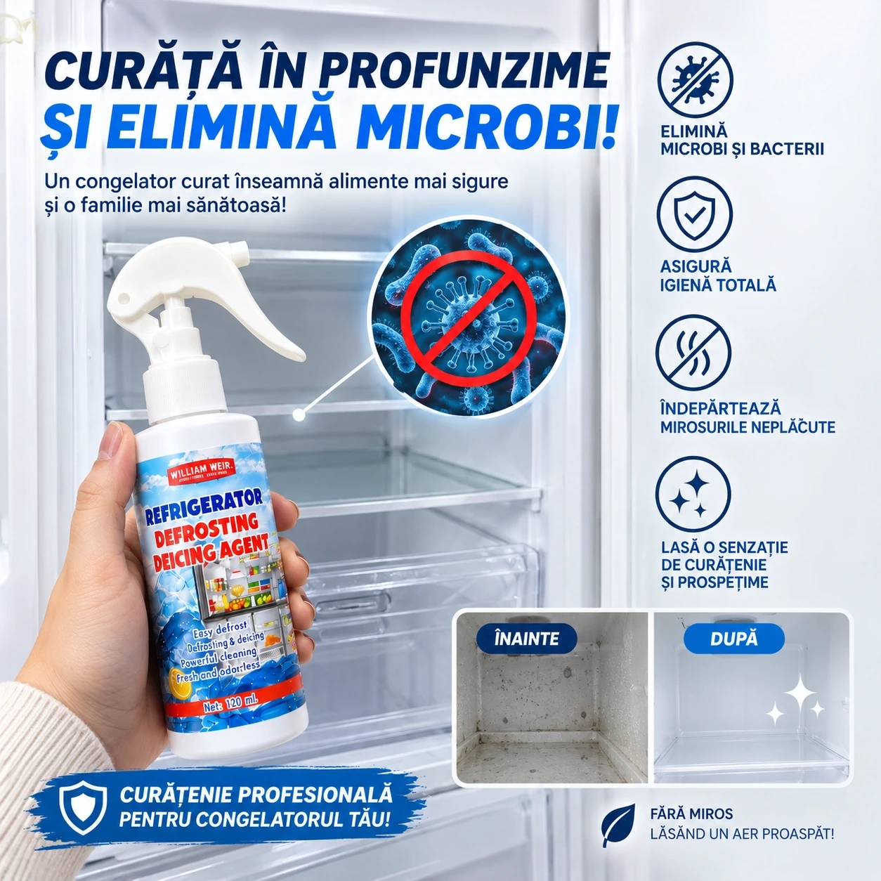 Dezghețare în doar câțiva pași