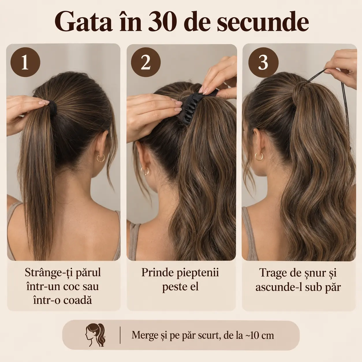 Obține un look de salon în doar 30 de secunde