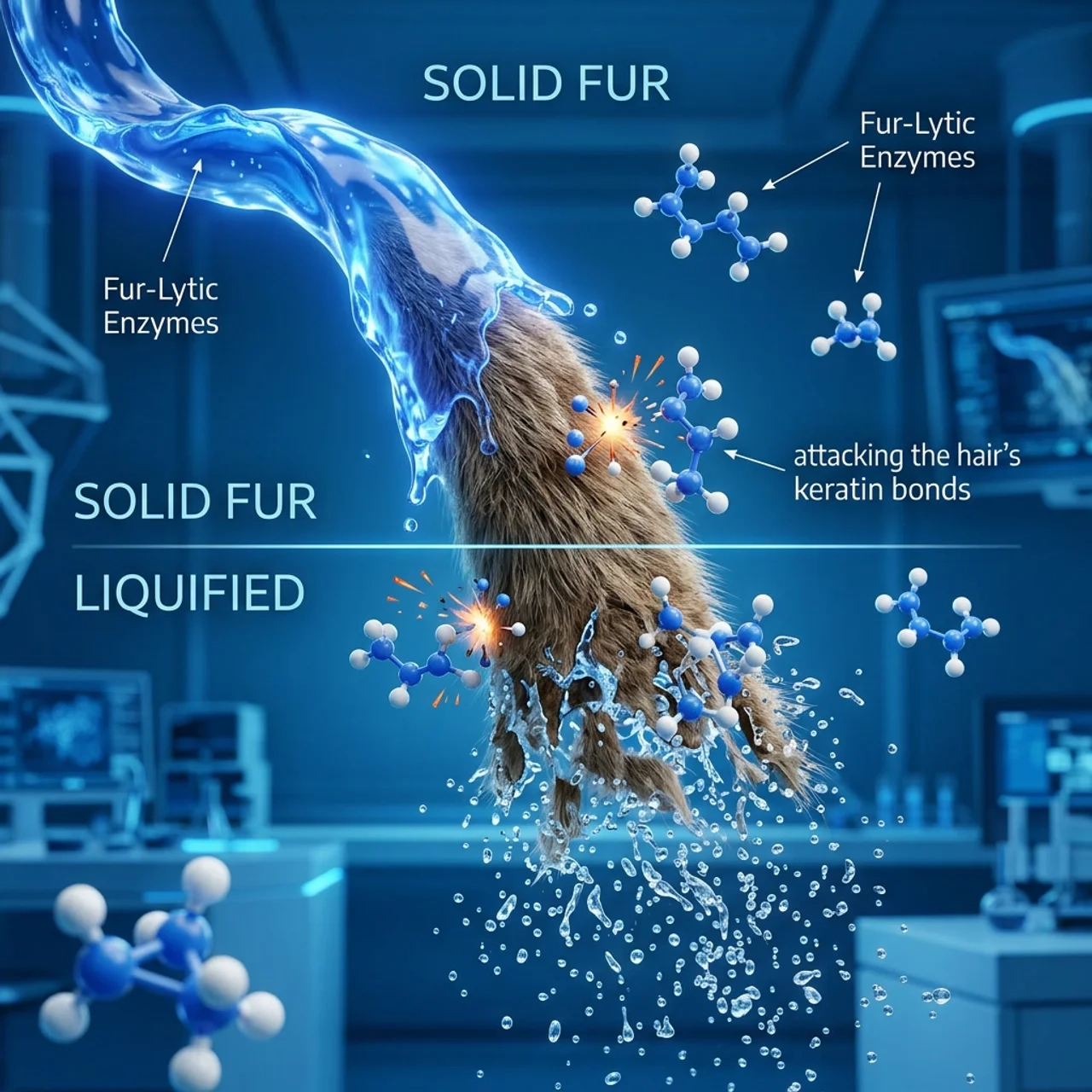Liquifies pet hair for a deeper clean