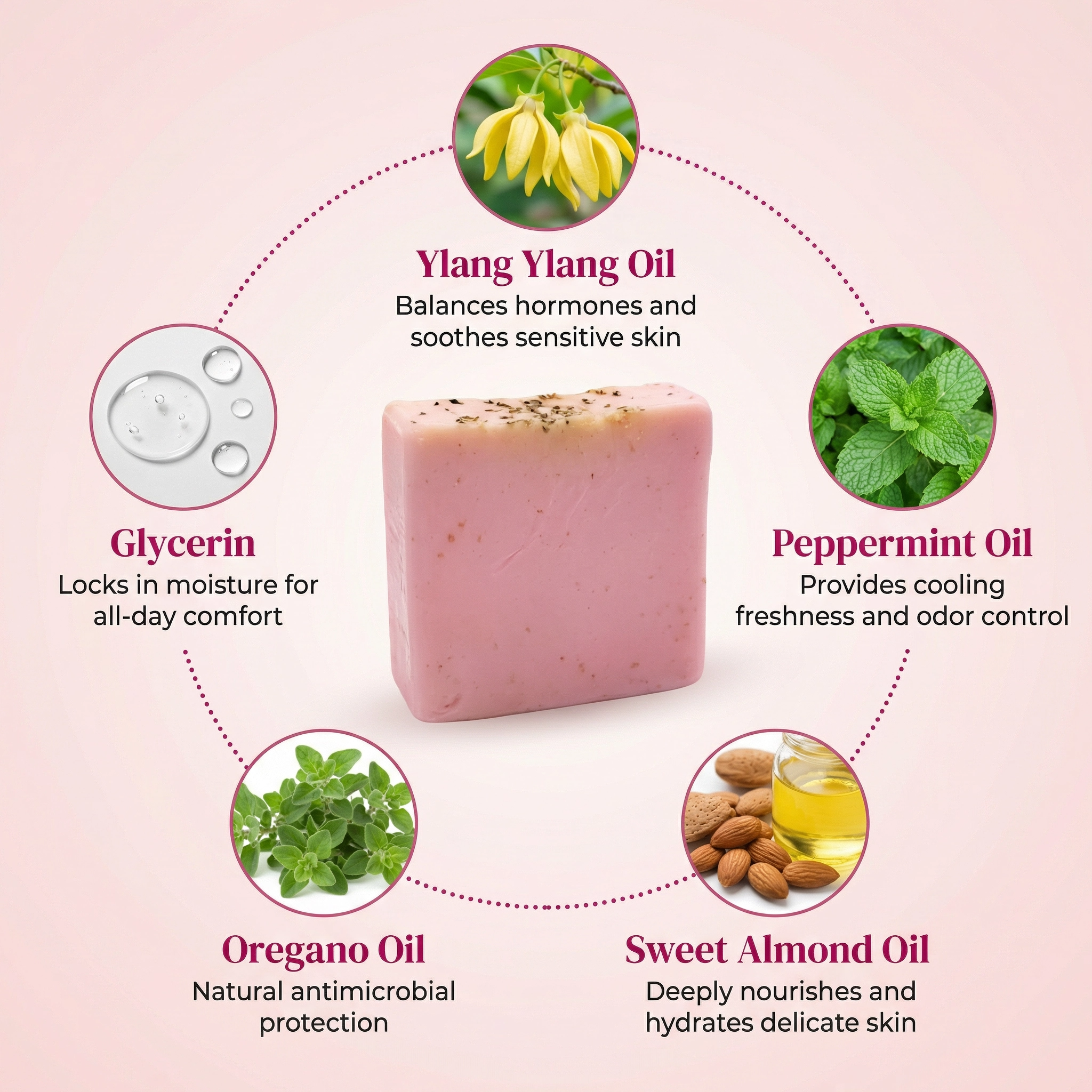 100% Hormone-Safe and Clean Ingredients