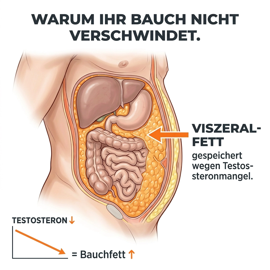 Endlich das hartnäckige Bauchfett am Gürtel loswerden