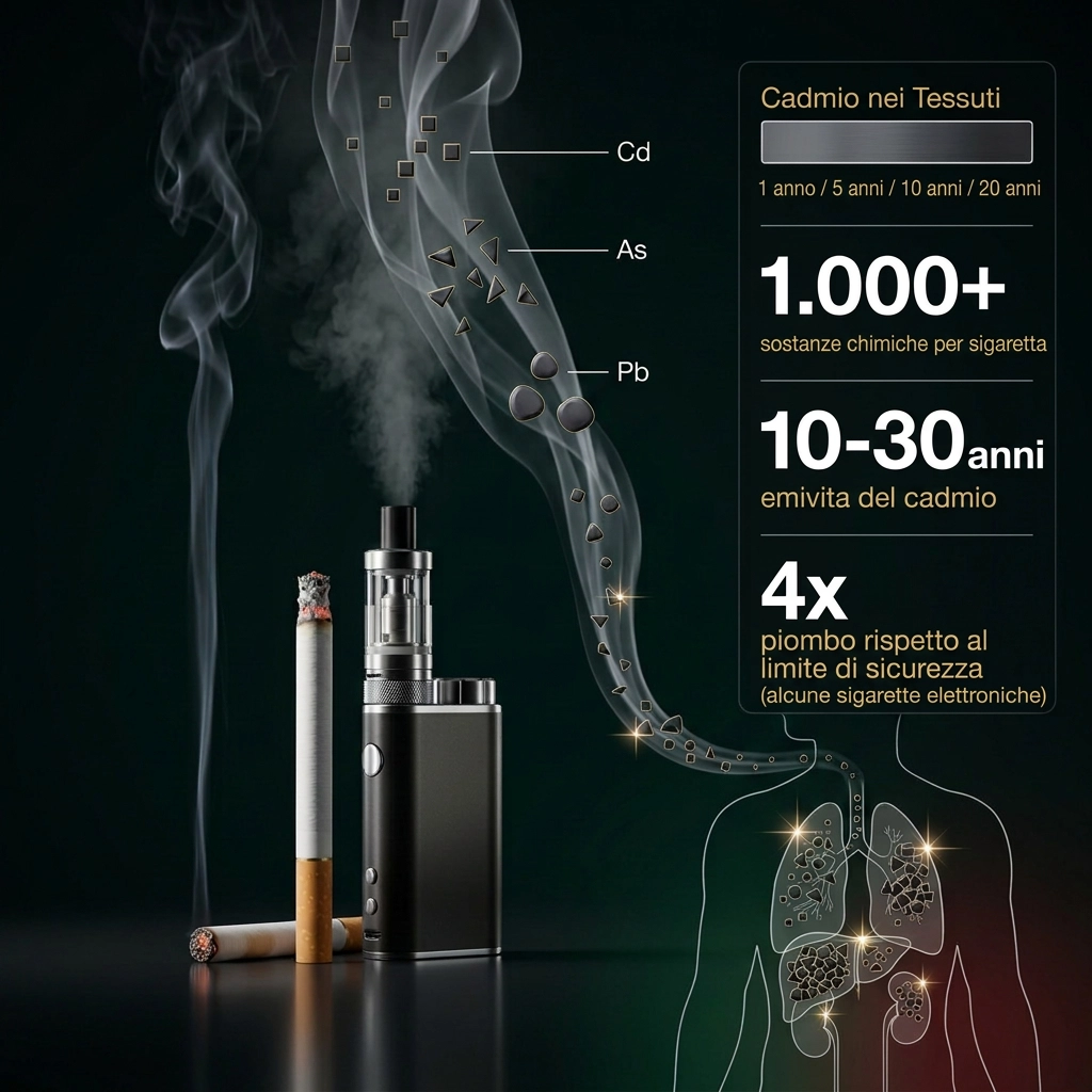 I Metalli Pesanti di Sigarette e Vape Accumulati per Decenni