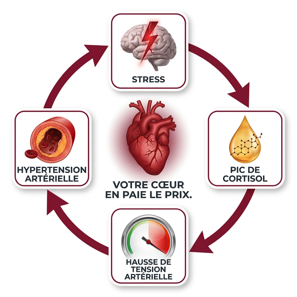 Le stress invisible menace votre cœur