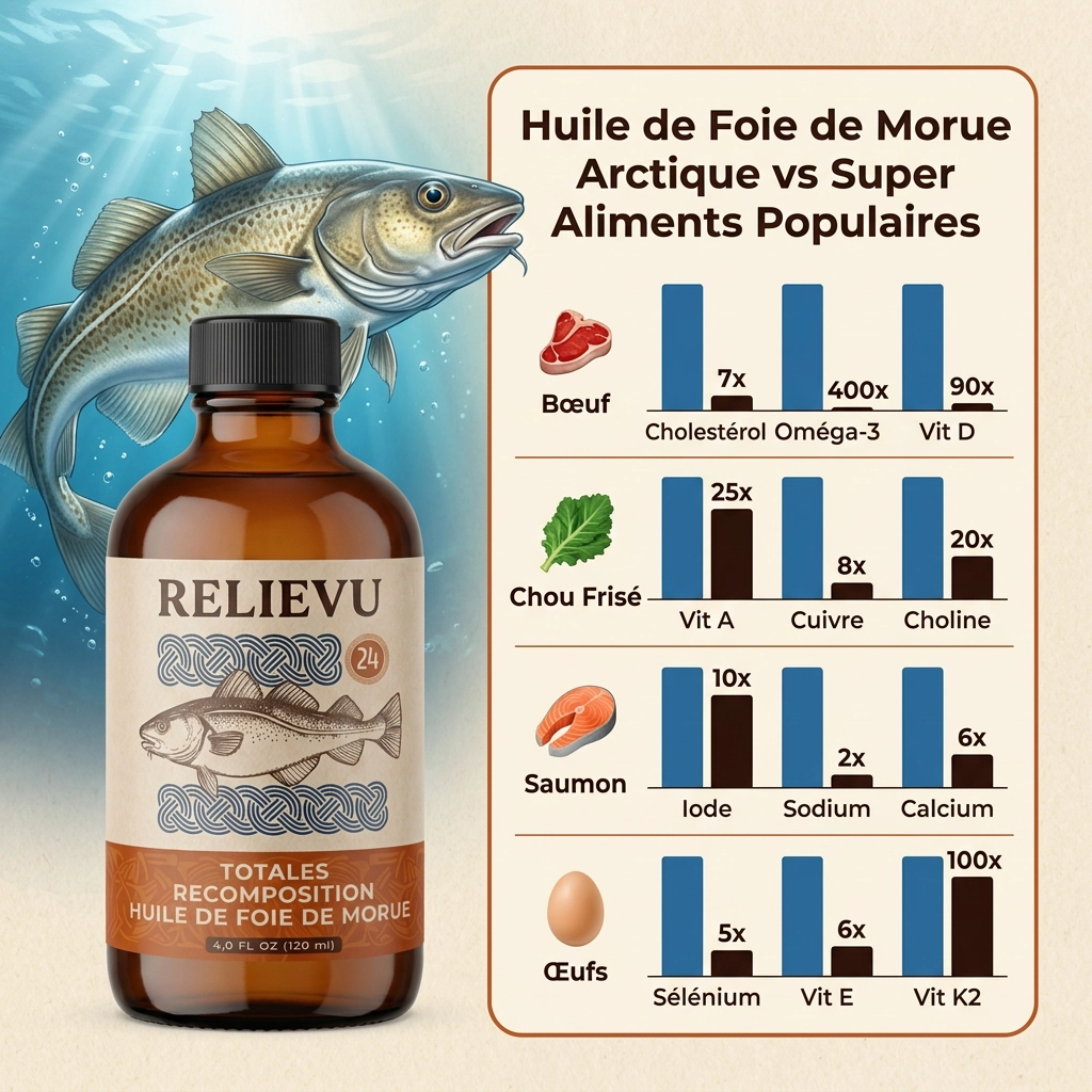 Huile de Foie de Morue Sauvage de Norvège