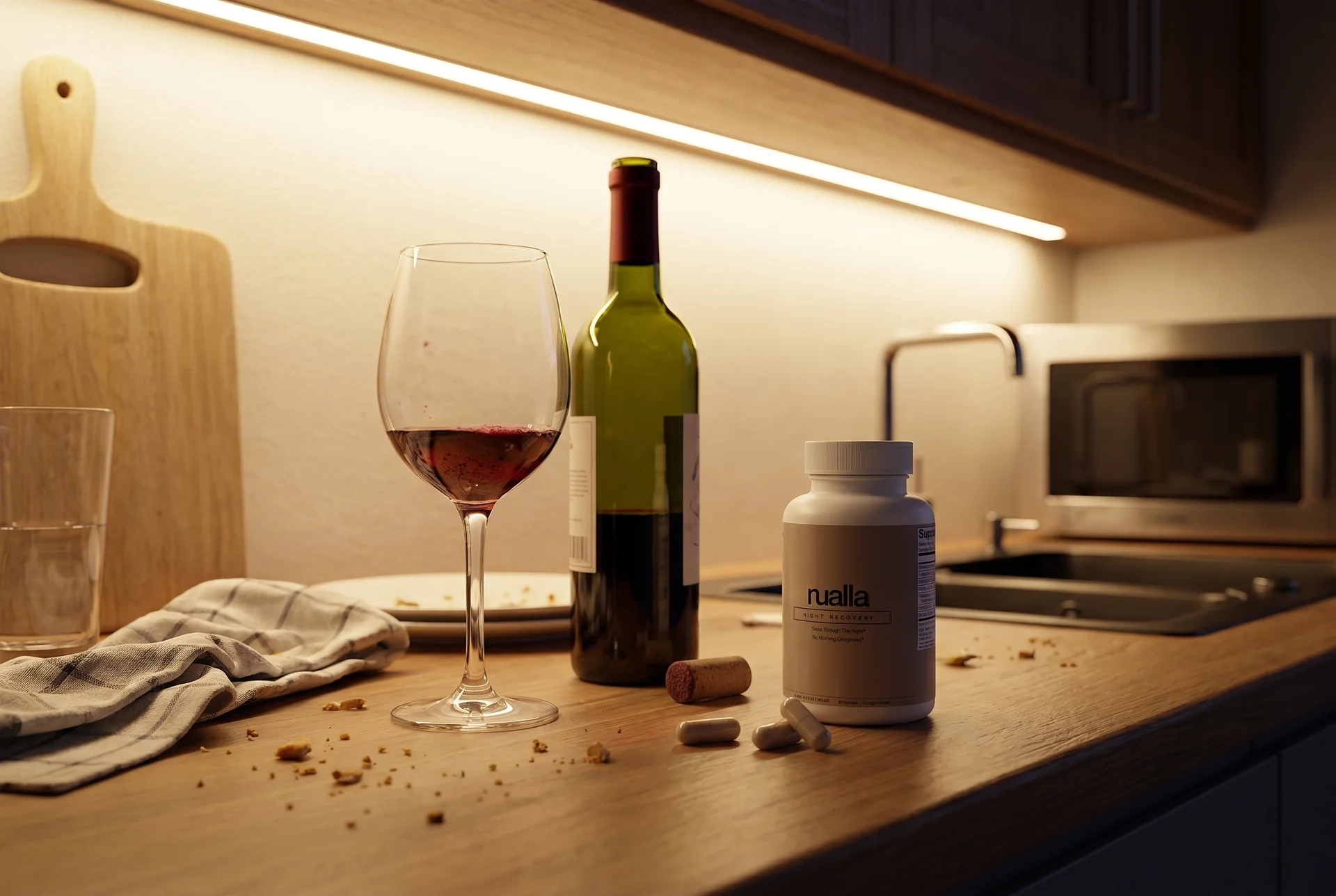 The wine 