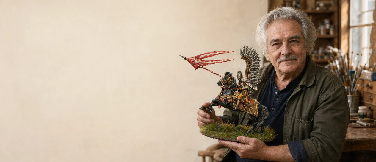 The Hussar Painted One Feather At A Time