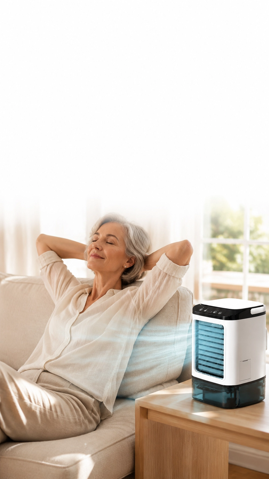 De l'air vraiment frais à côté de vous, sans clim ni bruit
