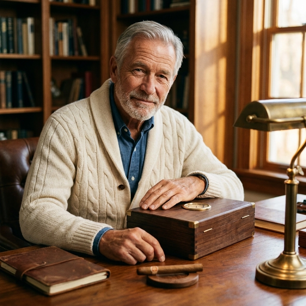 Finally... Stop Losing His Cigars To The Drawer Desk
