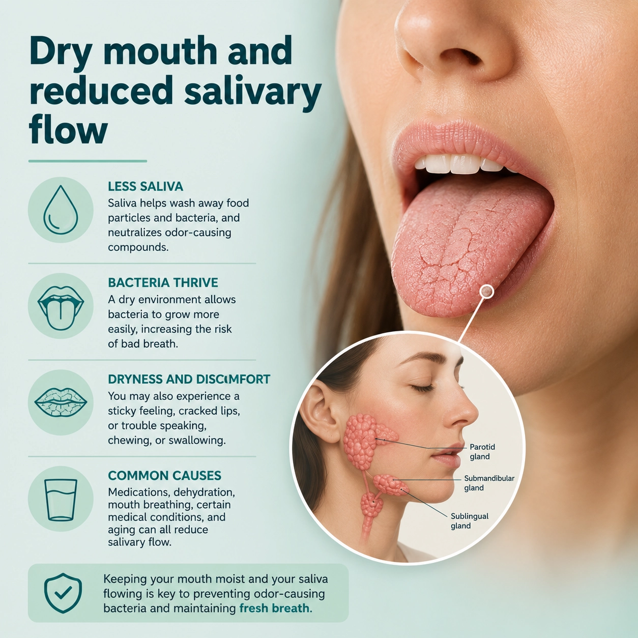 4. Dry Mouth and Reduced Salivary Flow